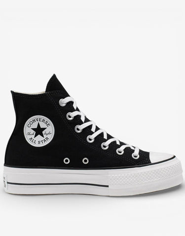 CONVERSE Chuck Taylor All Star Lift Hi Shoes Black | MegaMall.bg