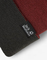 JACK WOLFSKIN Ribbed Beanie Red | MegaMall.bg