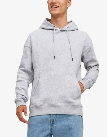 JACK&JONES Jjester Basic Sweat Hood Noos Light Grey Melange