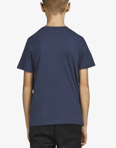 JACK&JONES Jorbrady Tee Ss Crew Neck Sn Jnr Navy