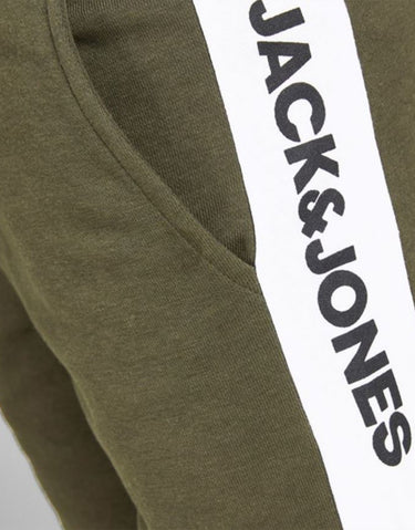 JACK&JONES Jpstlogo Blocking Sweat Shorts Vg Sn Jnr Green