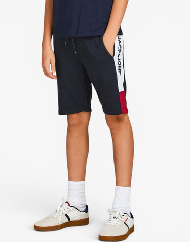 JACK&JONES Jpstlogo Blocking Sweat Shorts Vg Sn Jnr Navy