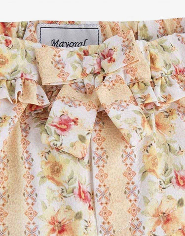 MAYORAL Flower Summer Pant Orange | MegaMall.bg