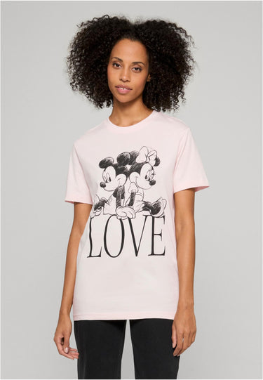 Ladies Minnie Loves Mickey Tee