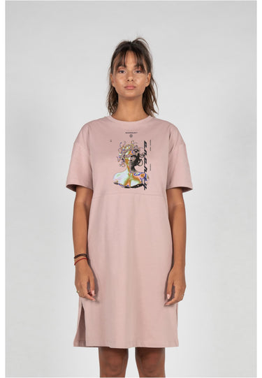 Ladies MEDUSA x Organic Oversized Slit Tee Dress