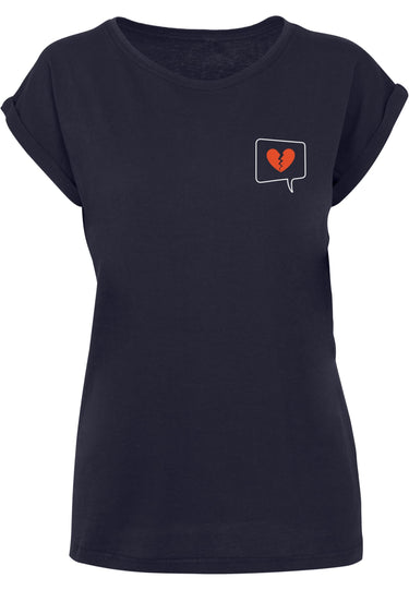 Ladies Heartbreak X Extended Shoulder Tee