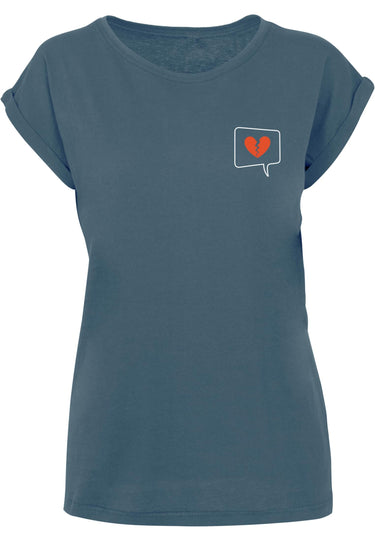 Ladies Heartbreak X Extended Shoulder Tee