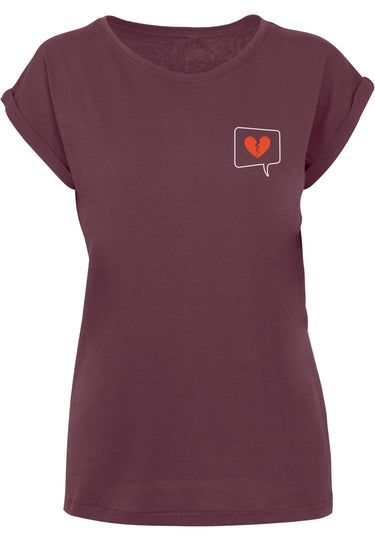 Ladies Heartbreak X Extended Shoulder Tee