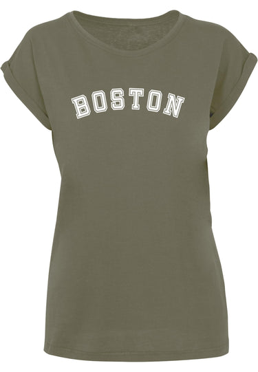Ladies Boston X Extended Shoulder Tee