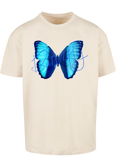 Butterfly Blue Heavy Oversized Tee