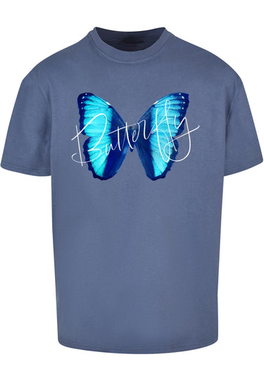 Butterfly Blue Heavy Oversized Tee