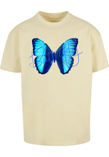 Butterfly Blue Heavy Oversized Tee