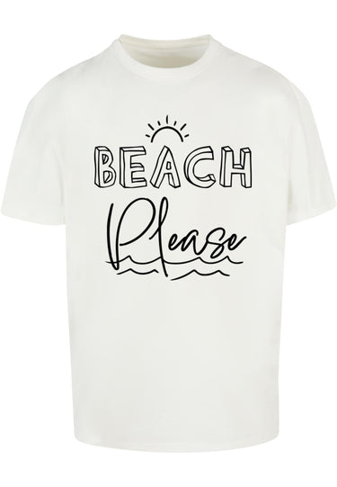 Beach Please Heavy Oversized Tee