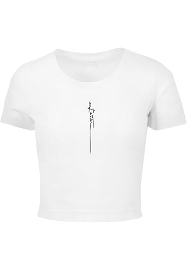 Ladies Faith Cropped Tee