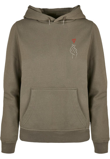 Ladies K Heart Basic Hoody