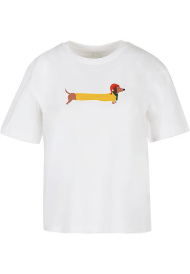 Ladies Christmas Dog Tee