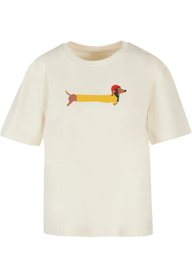 Ladies Christmas Dog Tee