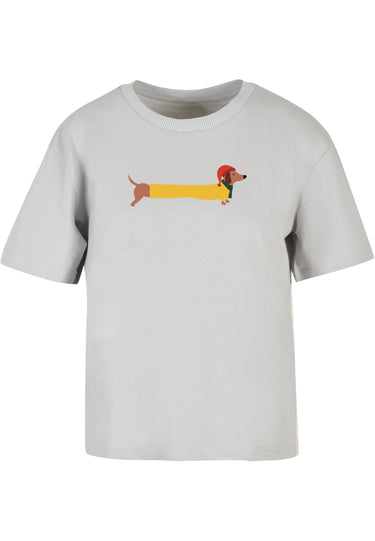 Ladies Christmas Dog Tee