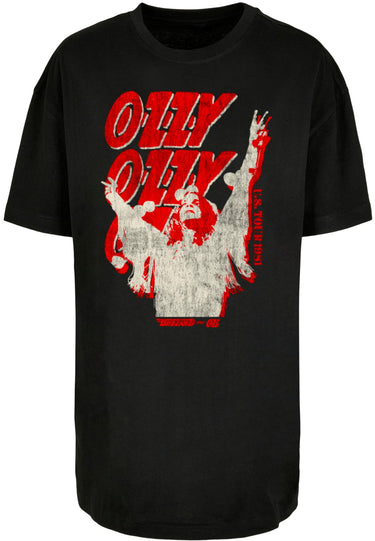 Ladies Ozzy Osbourne - Ozzy Retro Oversized Boyfriend Tee