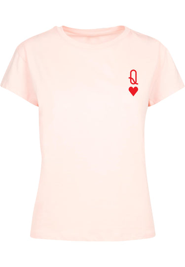 Ladies Hugs & Love - Queen of Hearts Box Tee