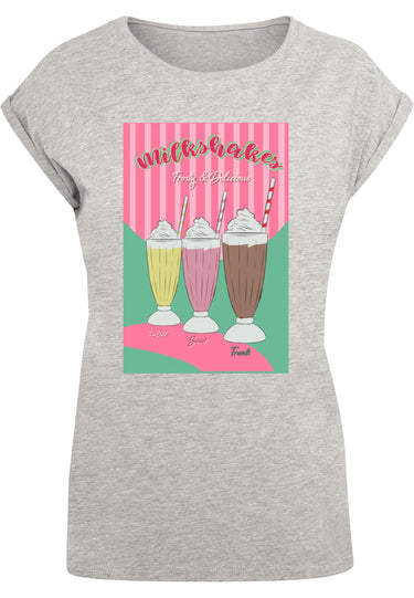 Ladies Milkshake Tee - Extended Shoulder Tee