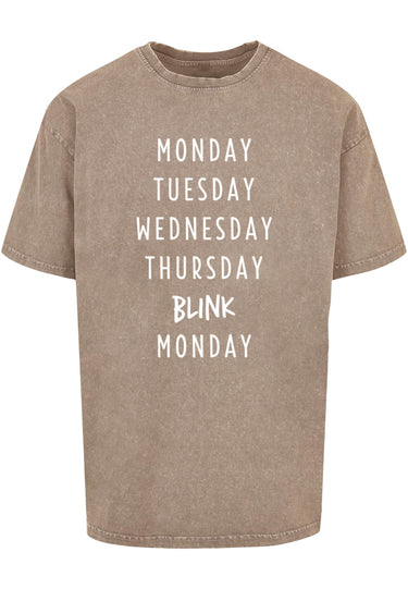 Blink Acid Washed Heavy Oversize Tee