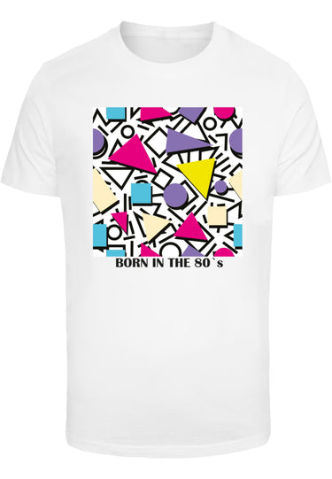 Geometric Retro T-Shirt Round Neck