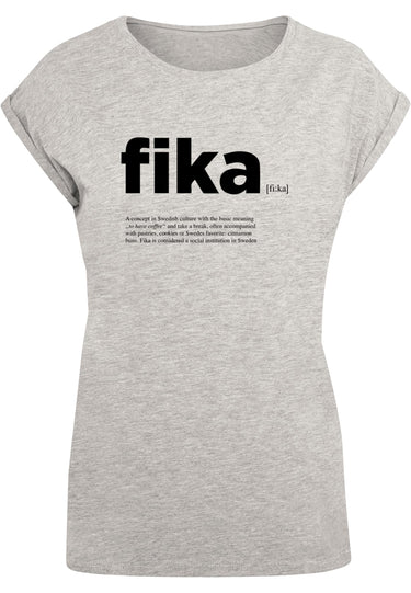 Ladies Fika Definition Extended Shoulder Tee