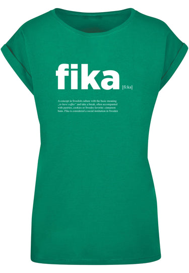 Ladies Fika Definition Extended Shoulder Tee