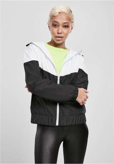 Urban Classics яке – жени; цвят: бяло / черно; модел: TB3638