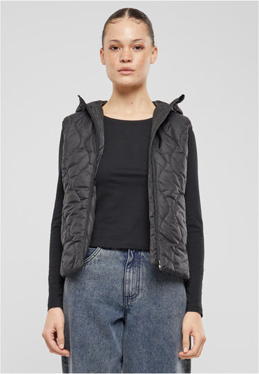 Urban Classics елек – жени; цвят: черно; модел: TB7009