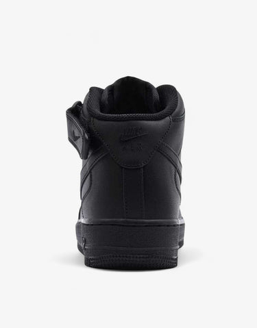 NIKE Air Force 1 Mid Shoes Black | MegaMall.bg