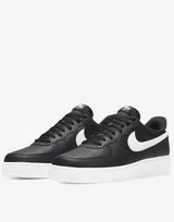 NIKE Air Force 1 Shoes Black/White | MegaMall.bg