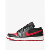 NIKE Air Jordan 1 Low Shoes Black/Red Черен 35.5 | MegaMall.bg