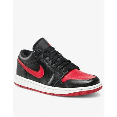 NIKE Air Jordan 1 Low Shoes Black/Red | MegaMall.bg