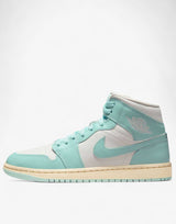 NIKE Air Jordan 1 Mid Shoes White/Blue Бял 36.5 | MegaMall.bg