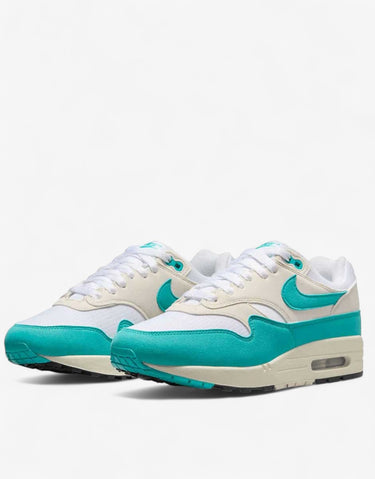NIKE Air Max 1 Shoes White/Blue | MegaMall.bg