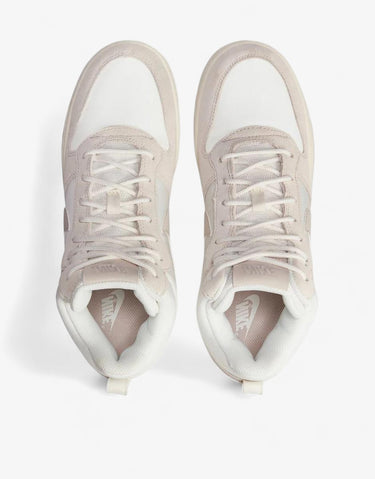 NIKE Court Borough Mid Premium Shoes White/Beige | MegaMall.bg