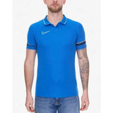 NIKE Dri-Fit Academy 21 Short Sleeve Polo Blue Син S | MegaMall.bg