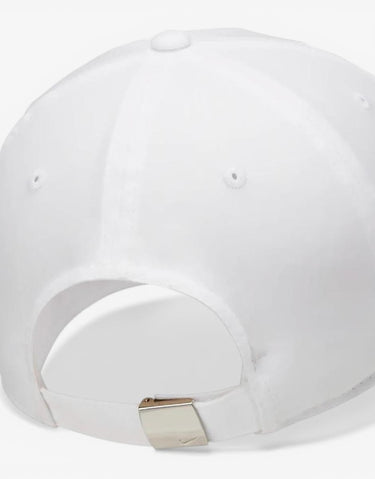 NIKE Dri-Fit Club Metal-Logo Cap White