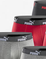 PUMA 3-Packs Boxer Shorts Black/Red | MegaMall.bg