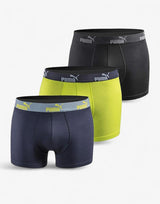 PUMA 3-Packs Boxer Shorts Blue/Lime Син S | MegaMall.bg