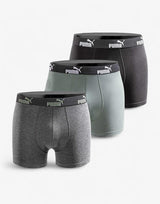 PUMA 3-Packs Boxer Shorts Green/Black Зелен S | MegaMall.bg