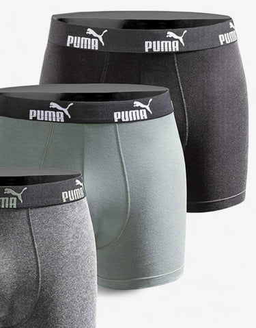 PUMA 3-Packs Boxer Shorts Green/Black | MegaMall.bg