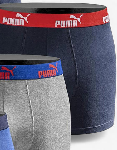 PUMA 3-Packs Boxer Shorts Sodalite Blue | MegaMall.bg