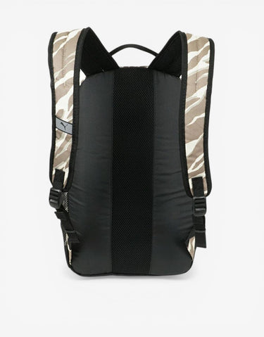 PUMA Academy All Over Print Backpack Beige