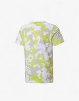 PUMA Alpha All Over Print Tee White/Yellow | MegaMall.bg
