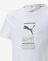 PUMA Alpha Graphic Tee White | MegaMall.bg