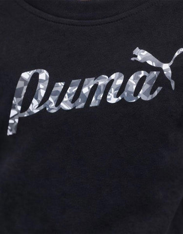 PUMA Class Act Crew And Leggings Fleece Set Black | MegaMall.bg