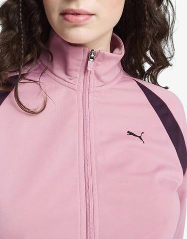 PUMA Classic Tricot Tracksuit Pink/Black | MegaMall.bg